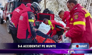 S-a accidentat pe munte