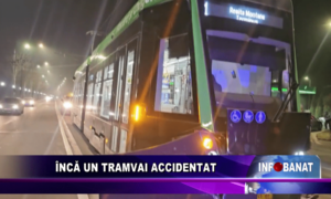 Încă un tramvai accidentat