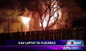 S-au luptat cu flăcările