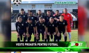 Veste proastă pentru fotbal