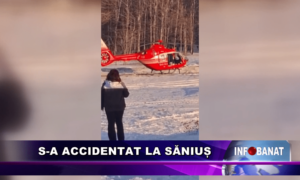 S-a accidentat la săniuș