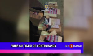 Prins cu țigări de contrabandă