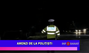 Amenzi de la polițiști