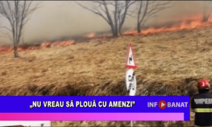 „Nu vreau sa plouă cu amenzi”