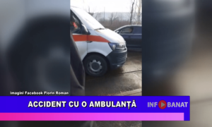 Accident cu o ambulanță